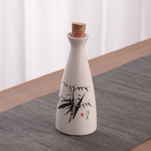 Antique Style Chinese Ceramic Wine Pot &amp; Liquor Dispenser Set with <strong>Sake</strong> and White Wine Cups Household Use - Product Image 4