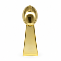 Trophée en résine de football américain Weivista Factory Supply, trophée décoratif créatif pour les jeux sportifs