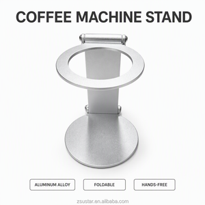 Soporte Plegable de Aluminio para <span class=keywords><strong>Cafetera</strong></span>, Estante Resistente para Máquina de Espresso, Ahorro de Espacio, Organizador de Cocina - Product Image 3
