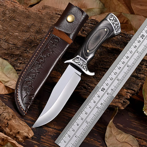 Biểu Tượng Tùy Chỉnh Thép Không Gỉ Tồn Dao Với Độ Cứng Cao Gỗ Xử Lý Chống Gỉ Săn Bắn Và Cắm Trại Dao OEM Hỗ trợ - Product Image 2