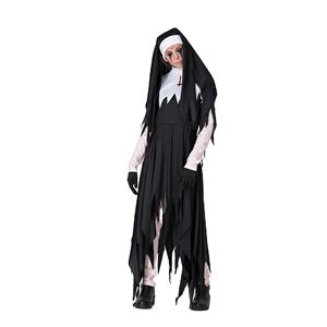 Costume de nonne d'Halloween Costume de nonne d'<span class=keywords><strong>horreur</strong></span> pour femme Robe de soirée Cosplay de démon cauchemar adulte - Product Image 6