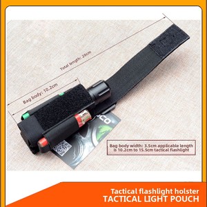 Phổ đa chức năng chiến thuật Đèn pin bảo vệ trường hợp túi cả hai bên Pin Túi ánh sáng mạnh mục đích đặc biệt - Product Image 4
