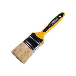 Pincel de cerdas de cerdo de 12-20 mm con mango amarillo y negro, herramienta para pintar y limpiar - Product Image 2