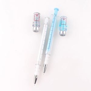 Wholesale Plastic Color Syringe Model 0.38MM Black Ink <b>Neutral</b> Pen for Student Stationery Doctor Nurse - Product Image 2