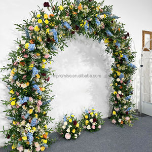 Promesse personnalisé fleurs colorées artificielles Arche Arrangement mariage toile de fond Arches décor fleur arc - Product Image 2
