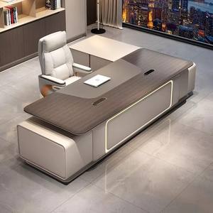 Escritorio Ejecutivo Modular <span class=keywords><strong>de</strong></span> Madera <span class=keywords><strong>de</strong></span> Lujo Comercial Moderno y Convertible para CEO, Gerente o <span class=keywords><strong>Director</strong></span> - Product Image 2