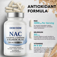 Capsules de NAC 600 mg en marque blanche OEM/ODM – N-Acétylcystéine pour le soutien immunitaire, antioxydant, défense cellulaire et santé pulmonaire adulte