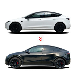PET Metal Negro Car Wrap Vinilo FilmCar Auto Wrap Car Wrap Vinilo - Product Image 1