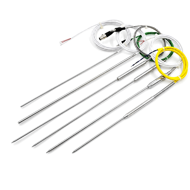 OEM ODM Industrial Handheld PT100 PT1000 PT200 RTD Temperature Sensor Probe for Oven Furnace Liquid Air Measurement