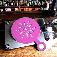 Machine à café en poudre en acier inoxydable en forme d'arbre de noël