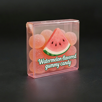 Boîtes d'emballage en plastique PET recyclables de qualité supérieure, parfaites pour les bonbons aux fruits et les confiseries