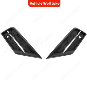 Encadrements de feux antibrouillard Volkswagen Tiguan 2017-2023, chromés, pour la calandre inférieure du pare-chocs avant - Product Image 4