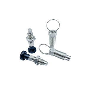 Hua Fusheng Goupille de positionnement à ressort autobloquante en acier inoxydable à filetage grossier avec anneau de traction PMXK PMXYK - Product Image 1