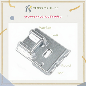 ORIGINAL Pied presseur double en métal pour machine à coudre, accessoire pour l'insertion de cordon, pour la couture de vêtements - Product Image 3