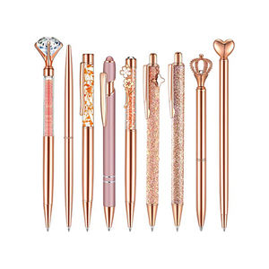 Gift Promotional Wedding Wholesales Custom Logo Bling Diamond Crystal Metal Ballpoint <b>Pen</b> - Product Image 2