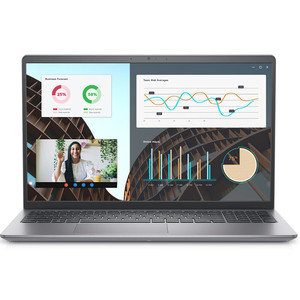 แล็ปท็อป Dell Vostro 3530 รุ่นใหม่ขายดีที่สุด ขนาด 15.6 นิ้ว เจนเนอเรชั่นที่ 13 ซีพียู I5-1334U แรม 16GB SSD 512GB ตัวเครื่องโลหะ คีย์บอร์ดภาษาอังกฤษ พร้อมไวไฟ - Product Image 6