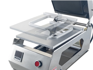 SUS 304 paslanmaz çelik PE plastik sarılmak Film mühür tepsi vakum yapıştırma makinesi ambalaj meyve et için hızlı yiyecek kasesi özelleştirilmiş - Product Image 4