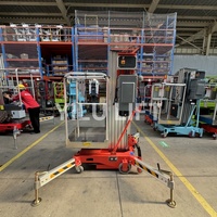 YILU LIFT Promotion Plateforme élévatrice verticale électrique hydraulique en alliage d'aluminium 12m 16m 18m avec table 600x600mm