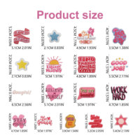 Citations inspirantes positives de haute précision mots drôles patch de broderie bricolage fer sur des patchs de broderie pour bricolage chapeaux jeans