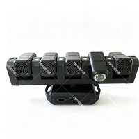 FEIYUEYUE DMX 5X40w 4in1 RGBW Stage Lights 6pcs 20w Blanc LED Faisceau Mobile Head Light pour Party Club Dj Disco Bar