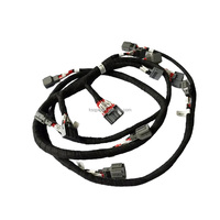 Kabel Harness Terminal Cetak MOLEX 6pin Micro Fit 3.0 Kustom dengan Bahan Isolasi Elektronik PTFE PVC Karet, Male ke Female