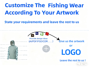 승화 된 디자인의 낚시를위한 성인과 어린이를위한 통기성 대나무 카모 까마귀 - Product Image 6