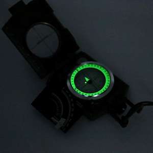 Çok fonksiyonlu lensatik nişan pusula İnklinometre ile ve taşıma çantası, su geçirmez ve Shakeproof - Product Image 4