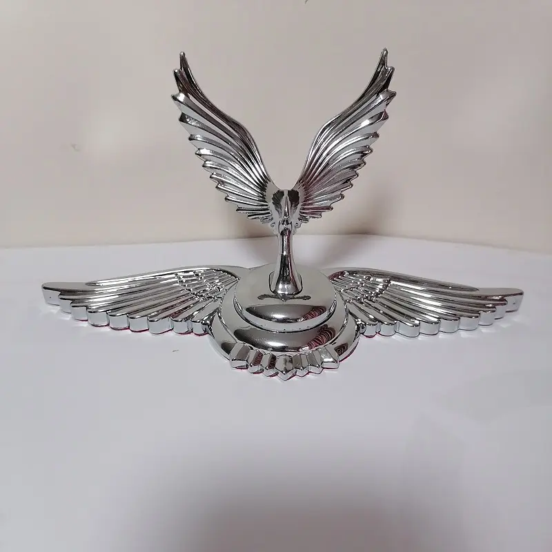 Capó de coche con diseño de águila, emblema 3D con diseño de emblema 5D para parte delantera de coche y emblema de metal 5D