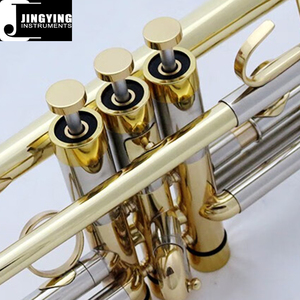 2023 Jingying musique laiton vent, corps en laiton professionnel importé Monel <span class=keywords><strong>Piston</strong></span> JYTR-A698 trompette modèle lourd - Product Image 5