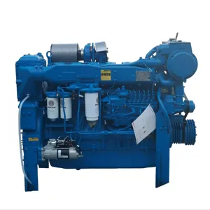 Veilige En Betrouwbare Goedkope 350 Pk Marine Dieselmotor Met Transmissie WD12C350-18 258kw 1800 Tpm