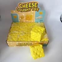Offre Spéciale – Balle Anti-Stress Souple en PU de 7 cm en Forme de Bâton de Fromage – Jouet Sensoriel à Presser pour Adultes (14 ans et plus)