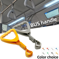 Poignée de maintien robuste pour bus urbain, métro et train, avec anneau publicitaire