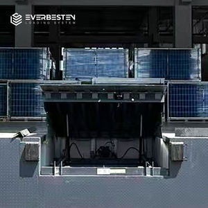 Niveleur <span class=keywords><strong>de</strong></span> quai télescopique 10 tonnes à double vérin hydraulique, lèvre réglable, plaque en acier antidérapante pour un chargement précis des conteneurs, haute performance - Product Image 1