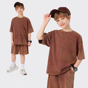 <strong>Teenager</strong> Hot Sale Kids <strong>T</strong> <strong>shirt</strong> High Quality Acid Wash <strong>t</strong> <strong>shirt</strong> Custom Screen Print Plain <strong>T</strong> <strong>shirt</strong> Boys Girls 5-15 Years - Product Image 5