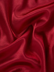 <span class=keywords><strong>Pigiama</strong></span> da <span class=keywords><strong>donna</strong></span> elegante <span class=keywords><strong>rosso</strong></span> a tinta unita con risvolto liscio e vita elasticizzata - Product Image 4