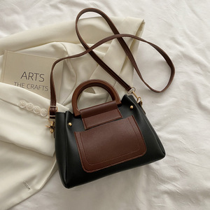 Bolsos Pequeños Populares para Mujer, Nueva Moda <span class=keywords><strong>2022</strong></span>, Bolsos Cuadrados Casuales para el Trabajo, con Bloques de Color, de Hombro y Cruzados - Product Image 6