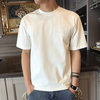 T-shirt Premium Homme 2026 100% Coton Doux Respirant Léger Anti-boulochage Durable Confortable Toute la Journée Décontracté Manches Courtes