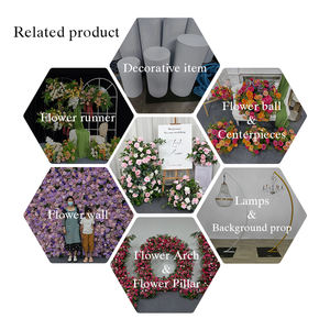 Bola de Flores de Rosa Artificial Realista en Color Blanco, Rosa y Verde, Decoración para Bodas Románticas - Product Image 5