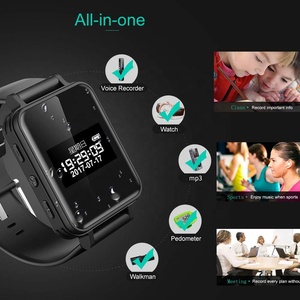 V81 Mode <span class=keywords><strong>8Gb</strong></span> 16Gb 32Gb Geheugen Waterdicht Voice Recording Mannen Vrouwen Digitale Horloge Voice Recorder - Product Image 2