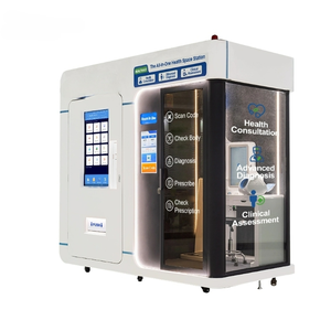 สถานีตรวจสุขภาพอัจฉริยะบริการตนเอง พร้อมระบบวินิจฉัยทางไกล เครื่องจำหน่ายยาอัตโนมัติ ห้องดูแลสุขภาพ - Product Image 6