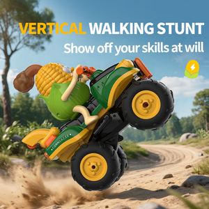 Y06 2.4GHz Mini RC Car Cartoon Corn Shape Electric <b>Remote</b> <b>Control</b> Toy Car Ready to Run Novelty Gift for Kids - Product Image 2