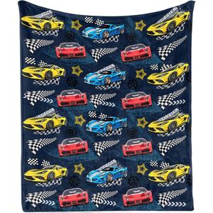 White Racing <b>Car</b> Flags Flannel <b>Blanket</b> Throw <b>Blanket</b> Nap <b>Blanket</b> Reversible Cozy Warm <b>for</b> Bed Sofa Couch Custom Print Wholesale - Product Image 4