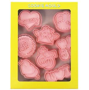 <span class=keywords><strong>Emporte</strong></span>-pièces personnalisés pour la Saint-<span class=keywords><strong>Valentin</strong></span>, lot de 8, en plastique, en forme de cœur, pour fondant et biscuits - Product Image 4