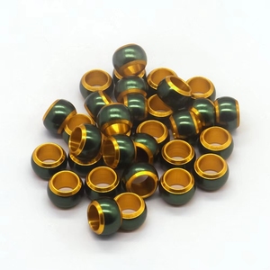 Ronde Gouden Kern Binnenste Zwart Blauw Groen Custom Kleur Buitenste <span class=keywords><strong>Ring</strong></span> Papegaai Voet Band Vogel Been Tag Cuban Duivenring Voor <span class=keywords><strong>Belgium</strong></span> India - Product Image 2