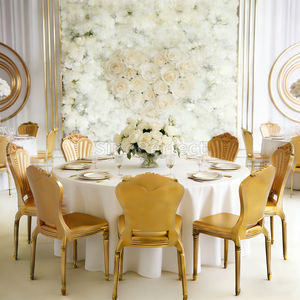 Foshan Sinoperfect Furniture Hot Sale Durable Gold PP Plastic Princess <b>Chair</b> Resin Plastic Wedding <b>Chair</b> for Ceremony Events - Product Image 1