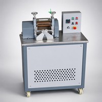 Machine de granulation de plastique de laboratoire, broyeur à deux rouleaux, variateur de fréquence (VFD), mélangeur de composés, granulation, rapport réglable, CE ISO