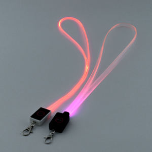 Longstargift Personalisierter RGB-Farbiger LED-Schlüsselanhänger für Festival-Atmosphäre mit Party-Szenen LED-<span class=keywords><strong>Lanyard</strong></span> - Product Image 1
