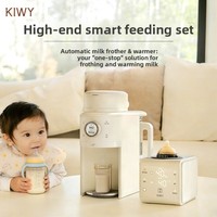 Distributeur de lait infantile électrique en verre Babytop, préparateur de lait entièrement automatique, 1500 ml, agitateur de lait pour bébé, machine à mélanger le lait en poudre