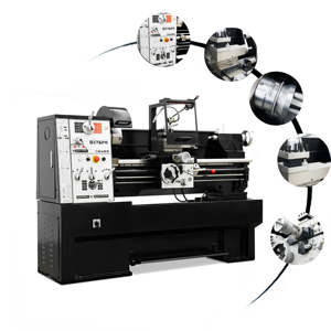 High Accuracy New Condition Universal Multifunctional Medium Duty <b>Gap</b> Bed Manual Lathe Machine - Product Image 1
