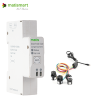 Matismart Enertrek sistem manajemen daya pabrik dengan Modbus Tcp/Ip pengukur energi pintar untuk industri